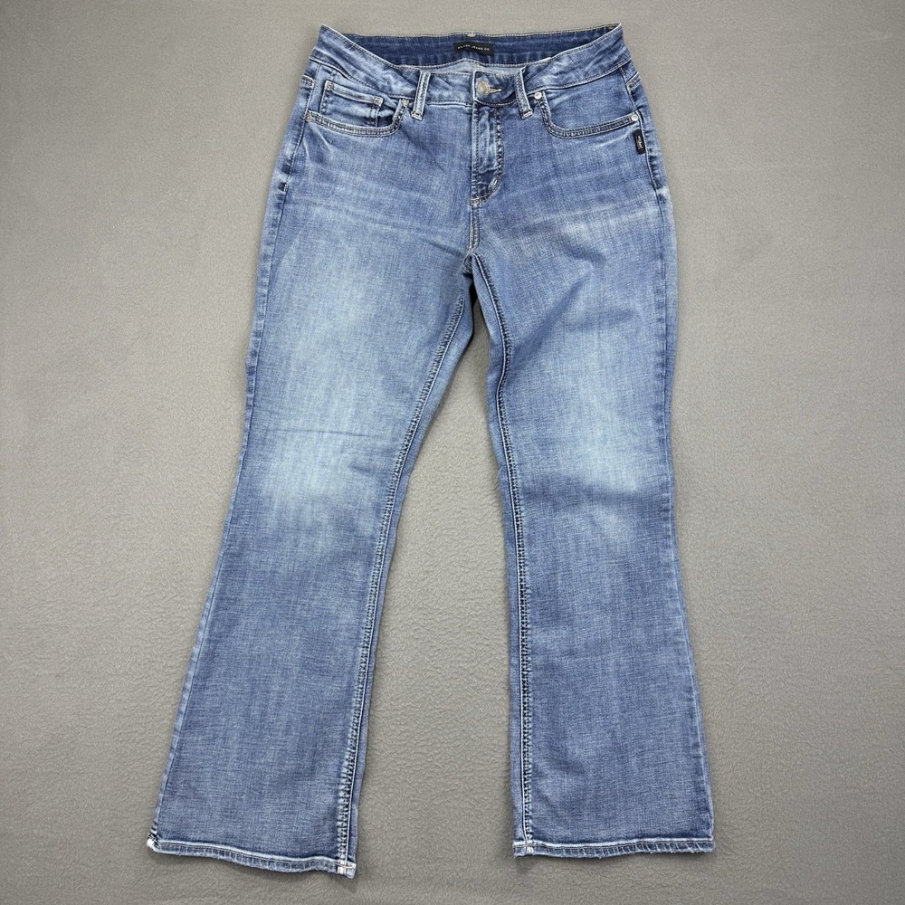 Silver Jeans Co Suki Bootcut Jeans Women's W31 L31 Light Wash Stretch Denim